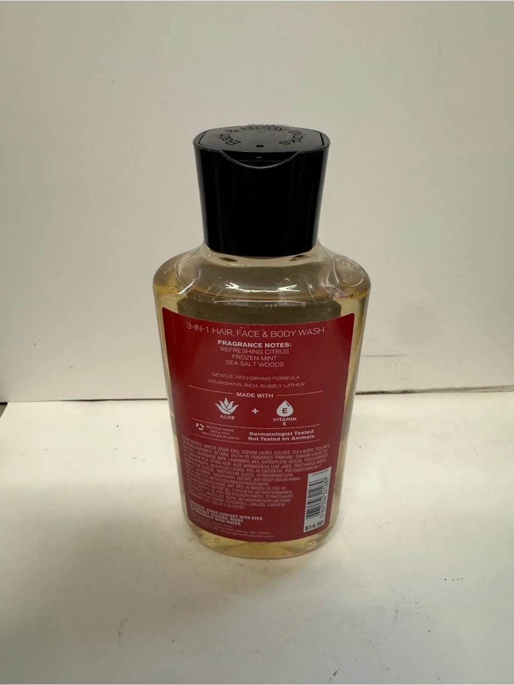 Bath Body Works Mens Hair Face Body Wash 10 OZ